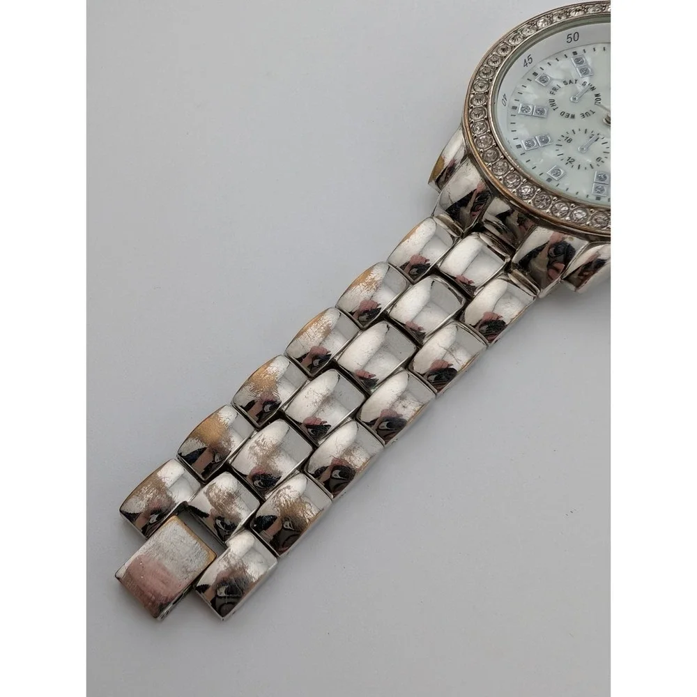 Studio Time Watch Women 40mm Case Rhinestone Bezel‎ 7